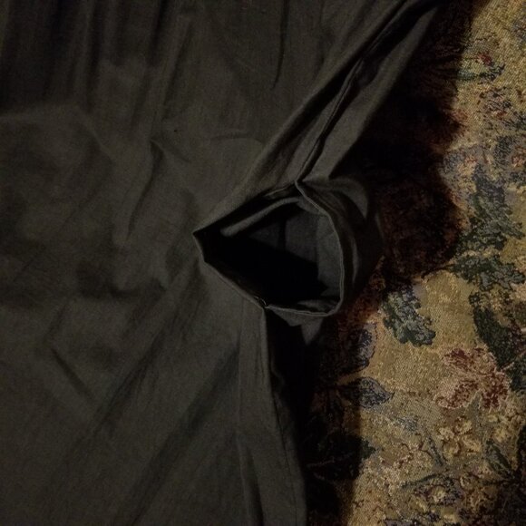 Rare, vintage, Aztec, SW dress, M, L, long, loose flowing or belt, black cotton - Picture 6 of 9